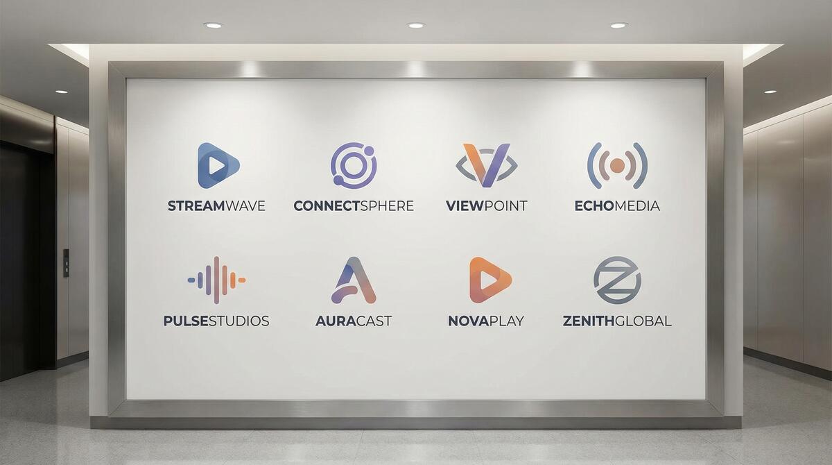 羞羞漫画合作品牌Logo墙